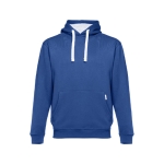 Hoodies personalizados de estilo desportivo cor azul real primeira vista