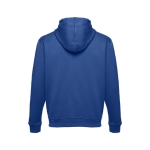 Hoodies personalizados de estilo desportivo cor azul real segunda vista