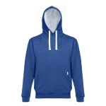 Hoodies personalizados de estilo desportivo cor azul real quarta vista