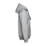 Hoodies personalizados de estilo desportivo cor cinzento mesclado terceira vista