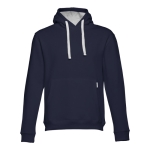 Hoodies personalizados de estilo desportivo cor azul-marinho