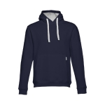 Hoodies personalizados de estilo desportivo cor azul-marinho primeira vista