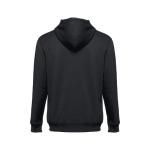 Sweatshirt personalizada em algodão e poliester 320 g/m2 THC Amsterdam cor preto segunda vista