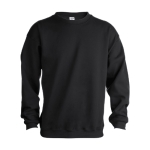 Sweatshirt personalizada unissexo para brinde cor preto