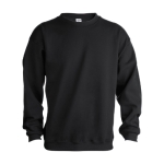 Sweatshirt personalizada unissexo para brinde cor preto primeira vista