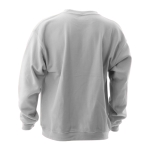 Sweatshirt personalizada unissexo para brinde cor cinzento