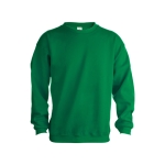 Sweatshirt personalizada unissexo para brinde cor verde primeira vista