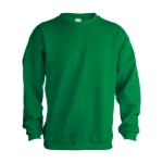 Sweatshirt personalizada unissexo para brinde cor verde primeira vista