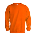 Sweatshirt personalizada unissexo para brinde cor cor-de-laranja