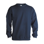Sweatshirt personalizada unissexo para brinde cor azul-marinho primeira vista