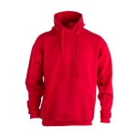 Sweatshirts em algodão e poliester com capuz 280 g/m2 Keya cor vermelho