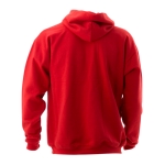 Sweatshirts em algodão e poliester com capuz 280 g/m2 Keya cor vermelho