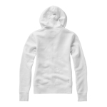 Sweatshirt com capuz de qualidade para mulher 300 g/m2 Elevate Life cor branco