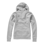 Sweatshirt com capuz de qualidade para mulher 300 g/m2 Elevate Life cor cinzento