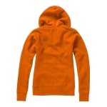 Sweatshirt com capuz de qualidade para mulher 300 g/m2 Elevate Life cor cor-de-laranja