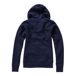 Sweatshirt com capuz de qualidade para mulher 300 g/m2 Elevate Life cor azul-marinho