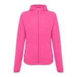 Casaco polar cintado para mulher em poliester 260 g/m2 THC Helsinki cor cor-de-rosa