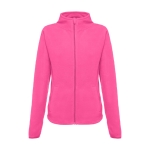 Casaco polar cintado para mulher em poliester 260 g/m2 THC Helsinki cor cor-de-rosa primeira vista