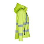 Casaco de visibilidade com capuz em poliester 320 g/m2 THC Zagreb Work cor amarelo fluorescente terceira vista