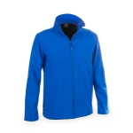 Casaco softshell impermeável e transpirável 300 g/m2 MKT Baidok cor azul primeira vista