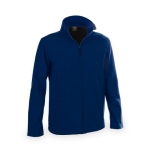 Casaco softshell impermeável e transpirável 300 g/m2 MKT Baidok cor azul-marinho primeira vista