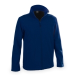 Casaco softshell impermeável e transpirável 300 g/m2 MKT Baidok cor azul-marinho