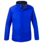 Parkas impermeáveis poliester, interior polar 200 g/m2 MKT Flogox cor azul primeira vista