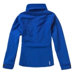 Casaco softshell poliester para mulher com capuz 300 g/m2 Elevate Life cor azul