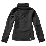 Casaco softshell poliester para mulher com capuz 300 g/m2 Elevate Life cor cinzento-escuro