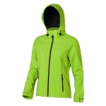 Casaco softshell poliester para mulher com capuz 300 g/m2 Elevate Life quarta vista