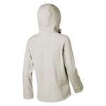 Casaco softshell poliester para mulher com capuz 300 g/m2 Elevate Life vista traseira