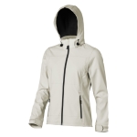 Casaco softshell poliester para mulher com capuz 300 g/m2 Elevate Life quarta vista