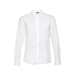 Camisas personalizadas corte ajustado, homem 115 g/m2 THC Paris cor branco primeira vista