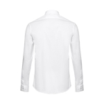 Camisas personalizadas corte ajustado, homem 115 g/m2 THC Paris cor branco segunda vista