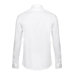 Camisas personalizadas corte ajustado, homem 115 g/m2 THC Paris cor branco