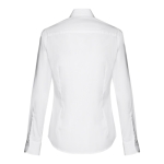 Camisas para mulher em algodão e poliamida 115 g/m2 THC Paris cor branco