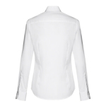 Camisas para mulher em algodão e poliamida 115 g/m2 THC Paris cor branco