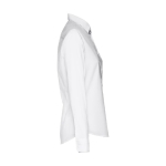 Camisas para mulher em algodão e poliamida 115 g/m2 THC Paris cor branco terceira vista