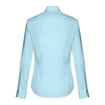 Camisas para mulher em algodão e poliamida 115 g/m2 THC Paris cor azul-claro