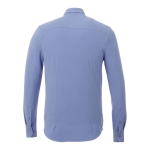 Camisa com logo para vestuário corporativo cor azul-claro