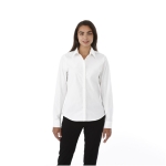 Camisa personalizável elástica, popelina, mulher 118 g/m2 Elevate Life imagem de estilo de vida 2