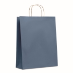 Saco de papel grande para entregar a clientes 90 g/m2 Retail Colors Large cor azul