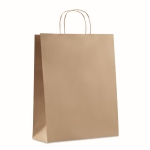 Saco de papel grande para entregar a clientes 90 g/m2 Retail Colors Large cor bege