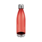 Garrafa desportiva de tritan com detalhes em aço 700ml UrbanStyle XL cor vermelho