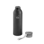 Garrafa de alumínio personalizada com pega de silicone 660ml Alu Cool cor preto imagem com logo 4