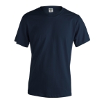 T-shirts básicas 100% algodão para estampar cor azul-escuro primeira vista
