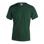 T-shirts básicas 100% algodão para estampar cor verde-escuro primeira vista