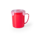 Lancheira em forma de caneca para líquidos 710ml Tupper Líquidos cor vermelho primeira vista