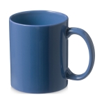 Caneca cerâmica em várias cores para brinde cor azul