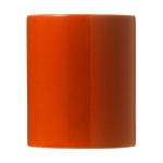 Caneca cerâmica em várias cores para brinde cor cor-de-laranja